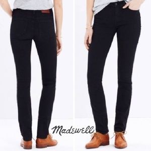 New Madewell Black Alley Straight Jeans Size 24